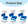 3 Bags 3 Styles Square Transparent PE Thin Film Suspension Jewelry Display Box CON-TA0001-38B-4