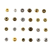   1200Pcs 24 Styles Alloy Spacer Beads TIBEB-PH0005-06-1