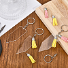 DIY Blank Keychain Making Kit DIY-WH0453-25-4