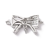 Brass Micro Pave Clear Cubic Zirconia Box Clasps LS-KK-G427-09P-2