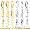   24Pcs 6 Styles Brass Lobster Claw Clasps FIND-PH0018-74-1