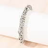 304 Stainless Steel Byzantine Chain Bracelets for Women Men BJEW-H643-09P-3