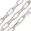 304 Stainless Steel Rectangle Link Chain SA-CBA23D8-02P-1