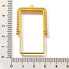 Alloy Open Back Bezel Pendants PALLOY-I223-07G-3