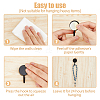 28Pcs 7 Colors Plastic Hook Hangers AJEW-DC0001-18-4