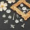 16Pcs 8 Style Tibetan Style Alloy Pendants Sets TIBEP-YW0001-41-5