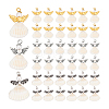 48Pcs 3 Styles Spiral Shell Angel Pendants FIND-PH0020-54-7