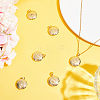 6Pcs Brass Locket Pendants KK-BBC0015-48-4