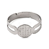 316 Stainless Steel Pad Ring Settings X-STAS-D375-03P-2