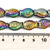 Electroplate Glass Beads Strands EGLA-V001-01G-4