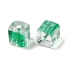 Two Tone Transparent Glass Beads GLAA-NH0001-03I-2