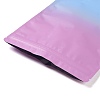 Two Tone Rectangle Plastic Zip Lock Gift Bags OPP-B006-01B-02-3