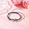 Glass Seed Beads Braided Beaded Bracelets for Women BJEW-MZ00215-02-1