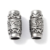 Tibetan Style 316 Surgical Stainless Steel Magnetic Clasps STAS-P362-12B-AS-1