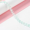 Transparent Glass Beads Strand X1-GLAA-F112-02E-2