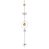 Crystal Glass & Brass Sun Catcher Pendant PW-WG89C1A-06-1