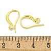 Brass Earring Hooks KK-L075-008G-3