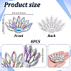 Glass Clothing Patches PATC-WH0028-025A-2