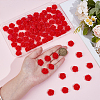 80Pcs Opaque Resin Cabochons CRES-ME0001-07-3