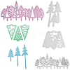 Christmas Tree Frame Carbon Steel Cutting Dies Stencils DIY-CP0001-06-4