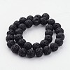 Natural Lava Rock Beads Strands G434-12-2