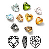 Faceted K9 Glass Rhinestone Cabochons GGLA-R402-06A-1