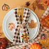 40Pcs 4 Styles Thanksgiving Resin Cabochons RESI-SC0036-39-6