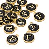 Golden Plated Alloy Charms ENAM-S118-02F-4