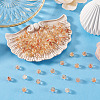 100Pcs Crackle Transparent Glass Beads GLAA-TADJ0001-12G-4