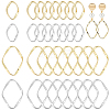   40Pcs 4 Style Alloy Linking Rings FIND-PH0005-73-1