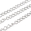 Tarnish Resistant 304 Stainless Steel Curb Chain CHS-H031-05P-1