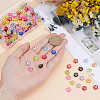 180Pcs Transparent Acrylic Beads OACR-PA0001-54-3