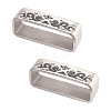 304 Stainless Steel Waist Belt Keeper Rings STAS-WH0044-31-1
