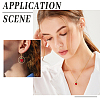 Apple Drop Earring Making Kit DIY-CA0003-77-7