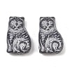 Czech Pressed Glass Beads GLAA-I061-02A-1