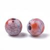 Crackle Acrylic Beads MACR-E025-22A-8mm-2