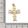 Easter Brass Pave Cubic Zirconia Pendants CU-E002-01B-G07-3