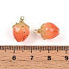 Handmade Flower Epoxy Resin Pendants KY-S163-103E-3