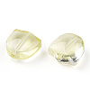 Spray Painted Transparent Glass Beads GLAA-T022-26-A04-3