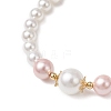 Shell Pearl Beaded Bracelets for Women BJEW-JB12960-3