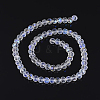 Glass Beads Strands GR10MMY-28-2