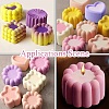 2Pcs 2 Styles Heart and Star Shape Cake Baking Silicone Molds ST-CJ0043-084-7