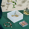 Square Transparent Acrylic Jewelry Packing Boxes with Lid CON-WH0085-169-9