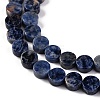 Natural Sodalite Beads Strands G-C159-B10-01-3