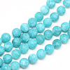 Natural White Jade Bead Strands G-R297-8mm-45-3
