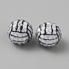 Sport Opaque Acrylic Beads MACR-CJC0004-31B-1