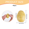 40Pcs Plastic 3D Potato Ornaments DJEW-CA0001-48-2