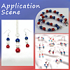 Independence Day Acrylic/ABS Plastic Imitation Pearl OACR-SP0001-66B-01-5