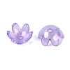Transparent Acrylic Bead Caps TACR-T007-07E-2
