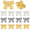 120Pcs 3 Colors Alloy Spacer Beads FIND-SC0017-98-6